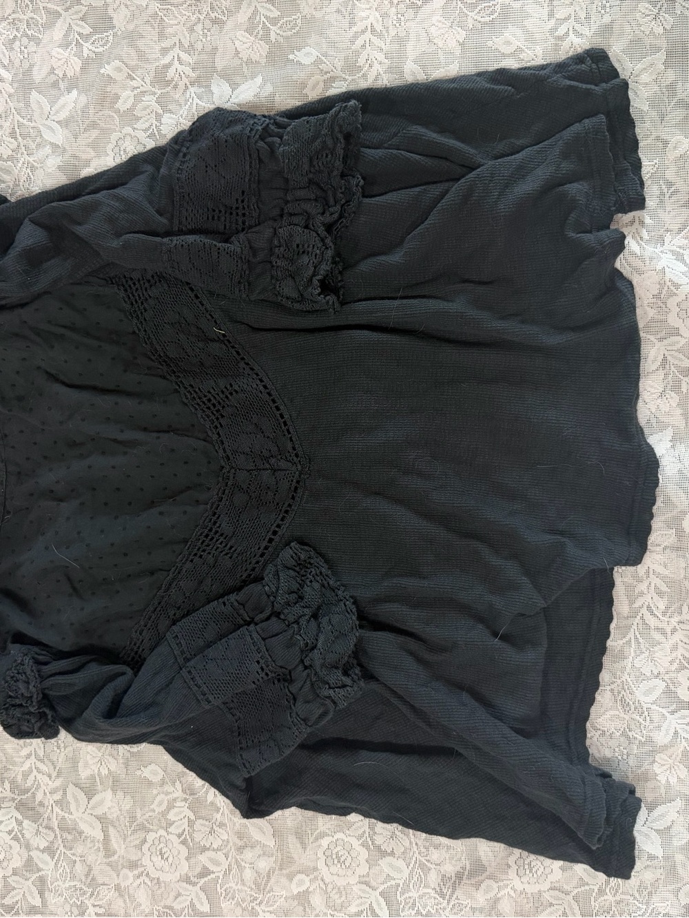 Free people Ruffled Button-Front Womens Top - Picture 2 of 6